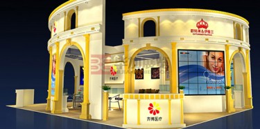 留住美麗，首先要靚麗的美博會(huì)展臺(tái)裝修
